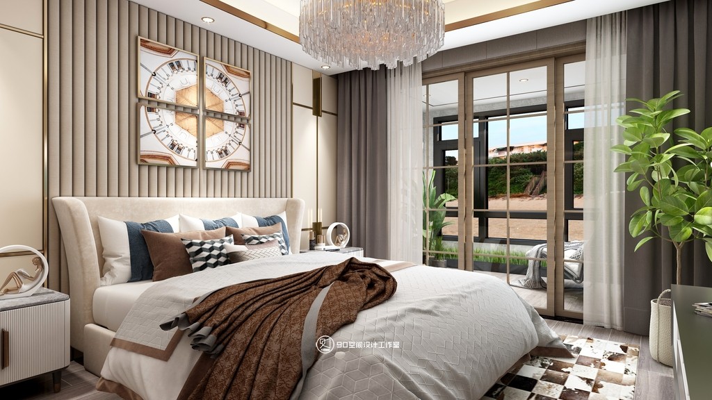 别墅轻奢 300 平方丨90 空间设计工作室-40