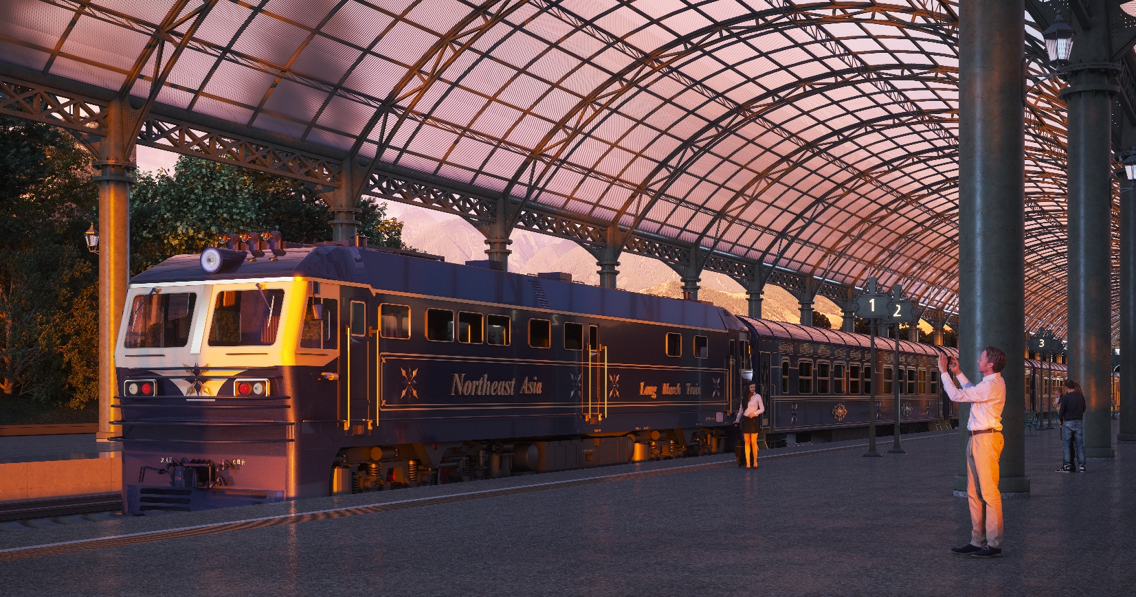 度假火车酒店设计-11