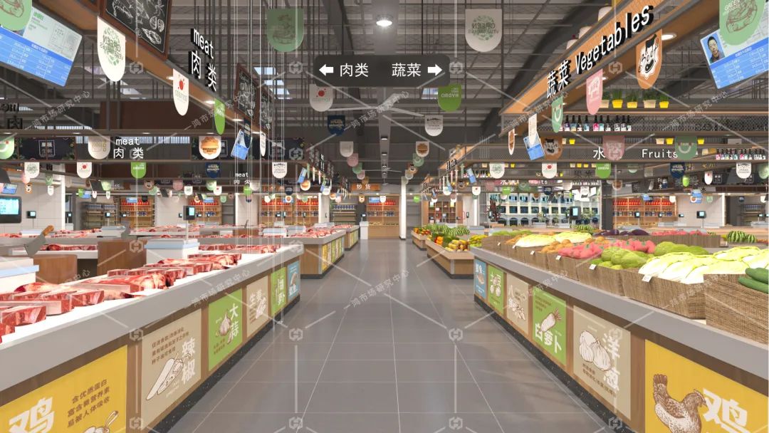 高大上是伪命题？岠嶂综合农贸市场设计用接地气迎高人气！-51