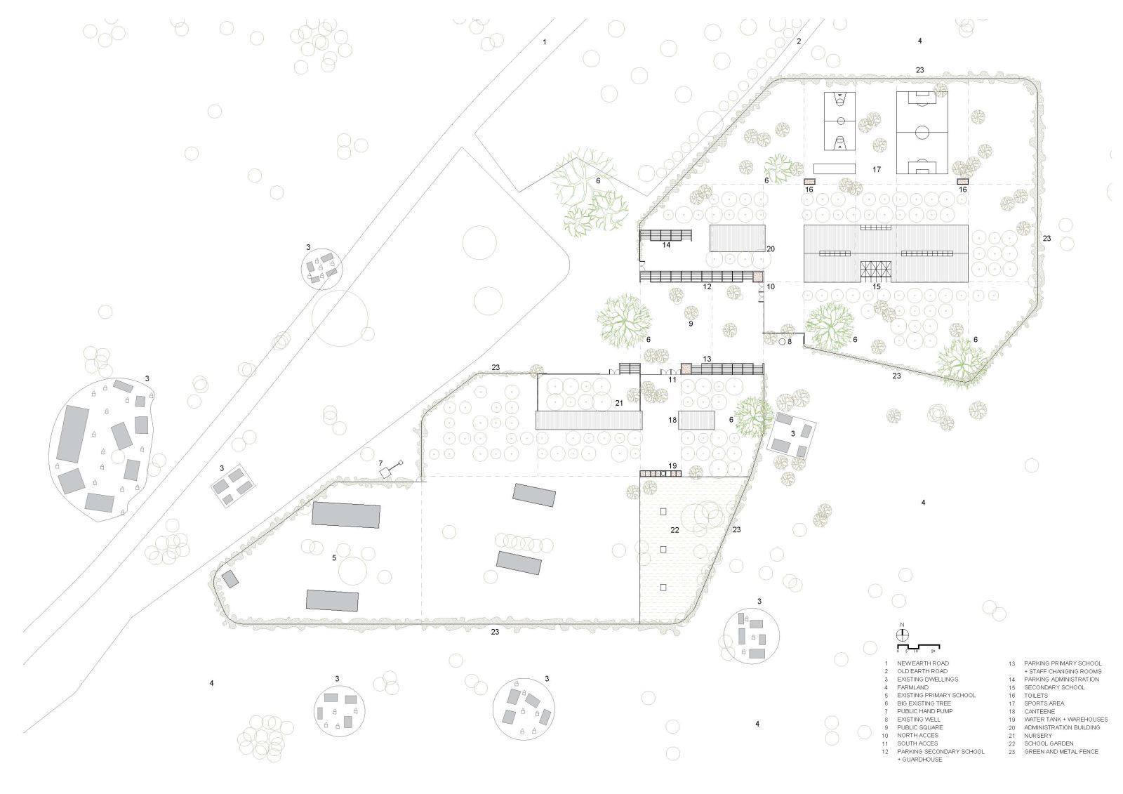 泥土砖构建的中学教育空间——阿尔伯特·福斯马德里设计案例-15
