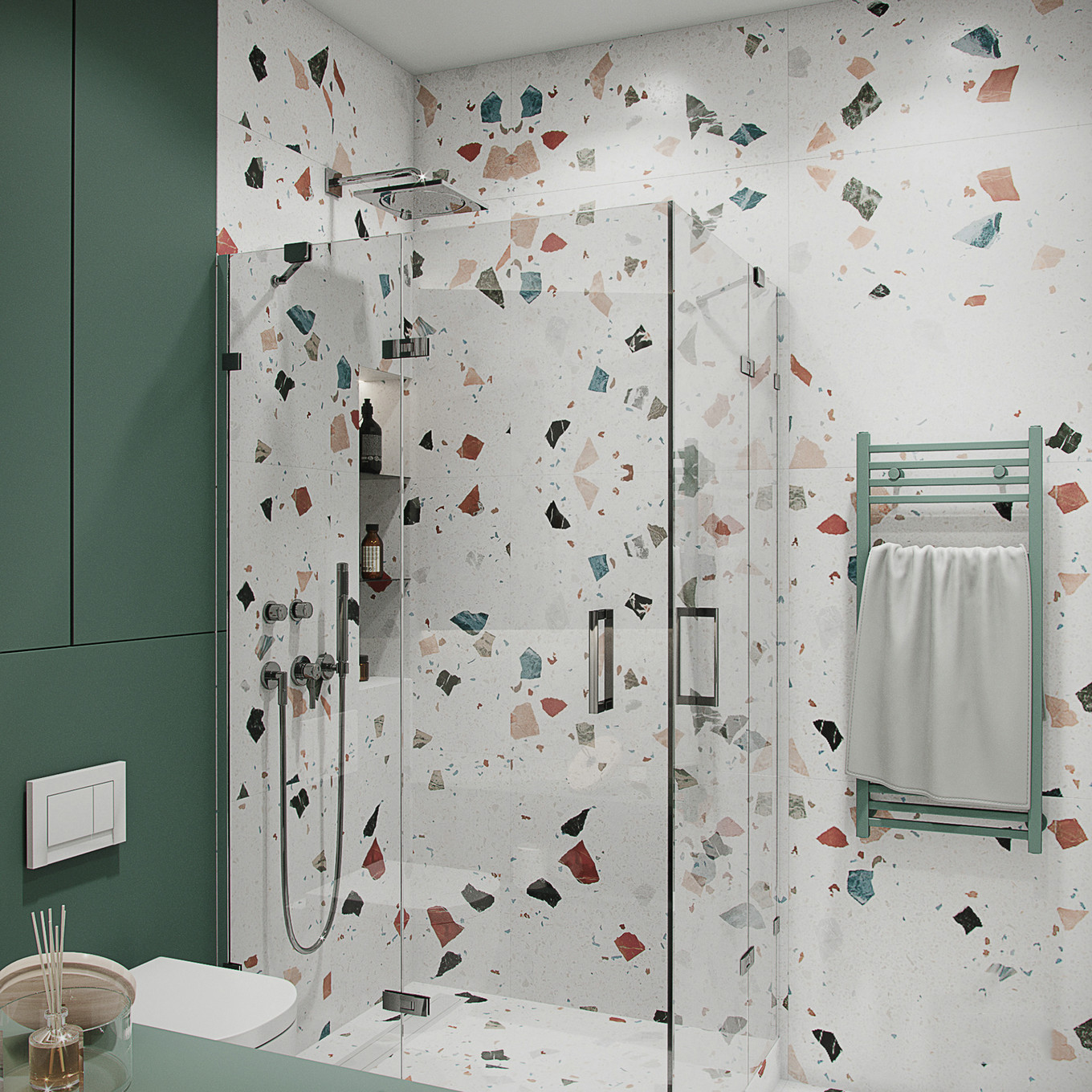 绿意盎然 | 揭秘灰绿色家居设计的魅力-34