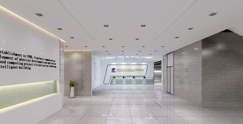 烟台惠通网络科技现代简约办公楼设计-5