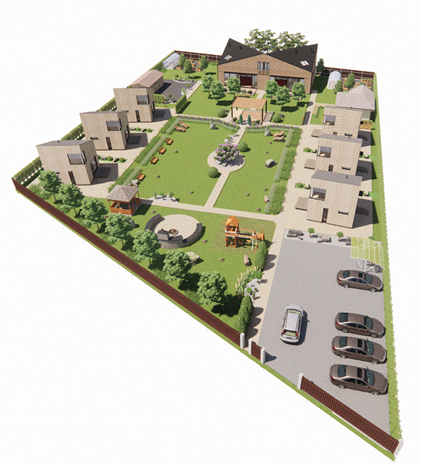 地块景观设计（适用于大家庭）-7