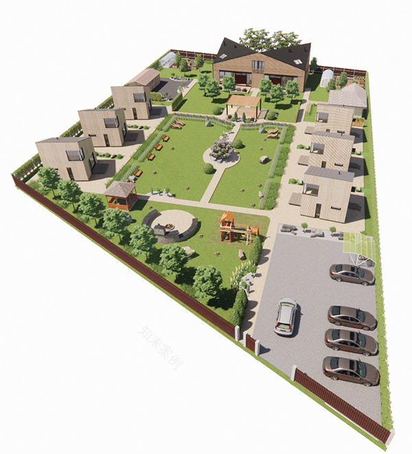 地块景观设计(适用于大家庭)-7