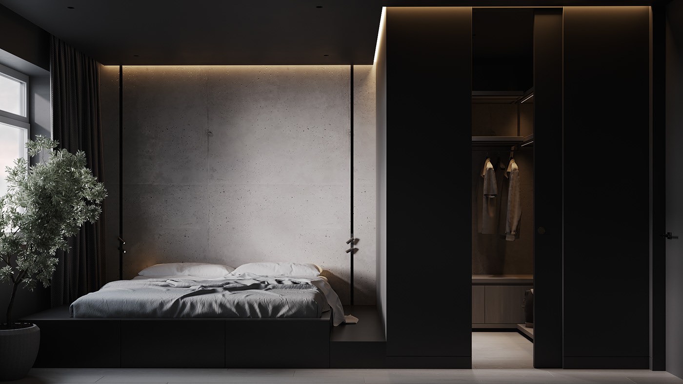 高级黑色系住宅设计 超酷-12