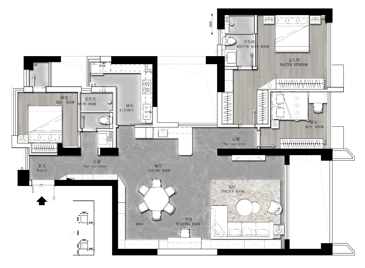 深圳 150 平现代简约家居，品质生活与艺术氛围的完美融合-14