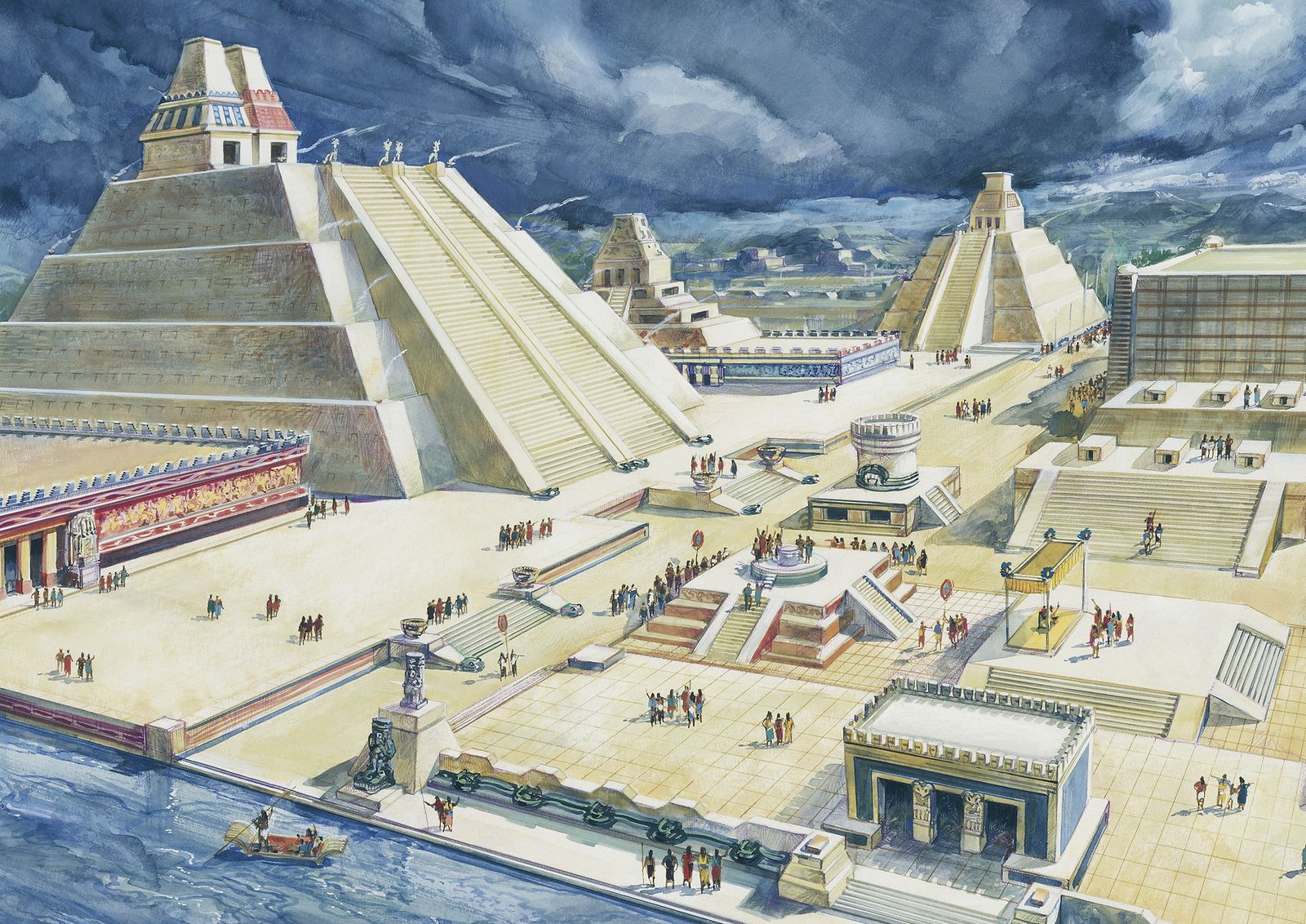 Tenochtitlán城市建设丨墨西哥丨阿兹特克人-3