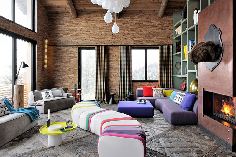 法国阿尔卑斯山租赁小屋的颠覆性设计-1