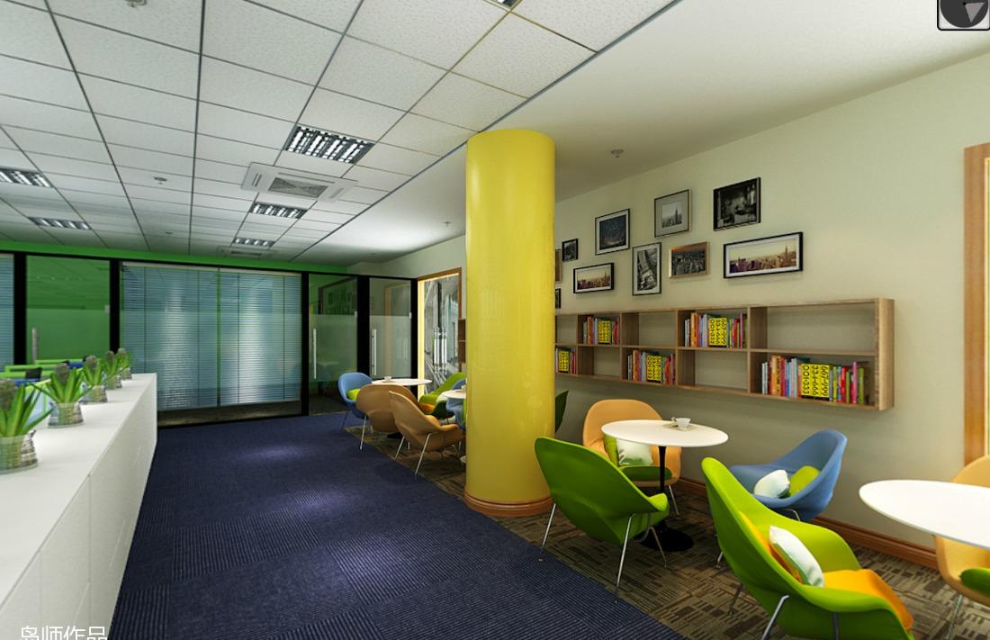R.H 科技孵化器创新办公空间设计-8