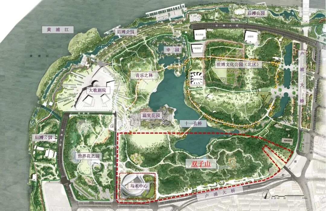 A-TECH•项目丨虽由人作，宛若天成：全新人工构筑近自然山体景观设计探索——上海世博文化公园“双子山”景观工程-24