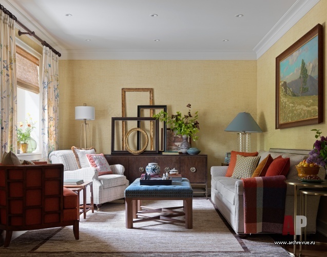 莫斯科郊外美式古典风格带阁楼乡村住宅室内设计丨俄罗斯莫斯科-13