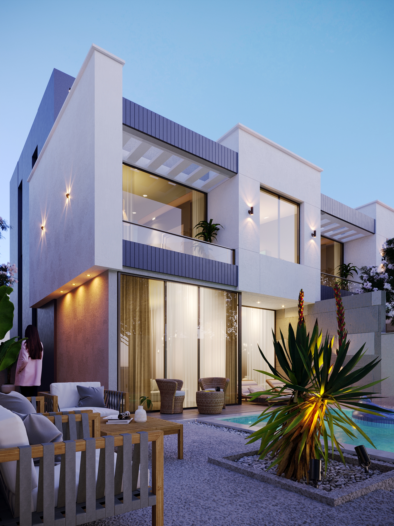 哈弗住宅大院丨埃及丨Jawark-46