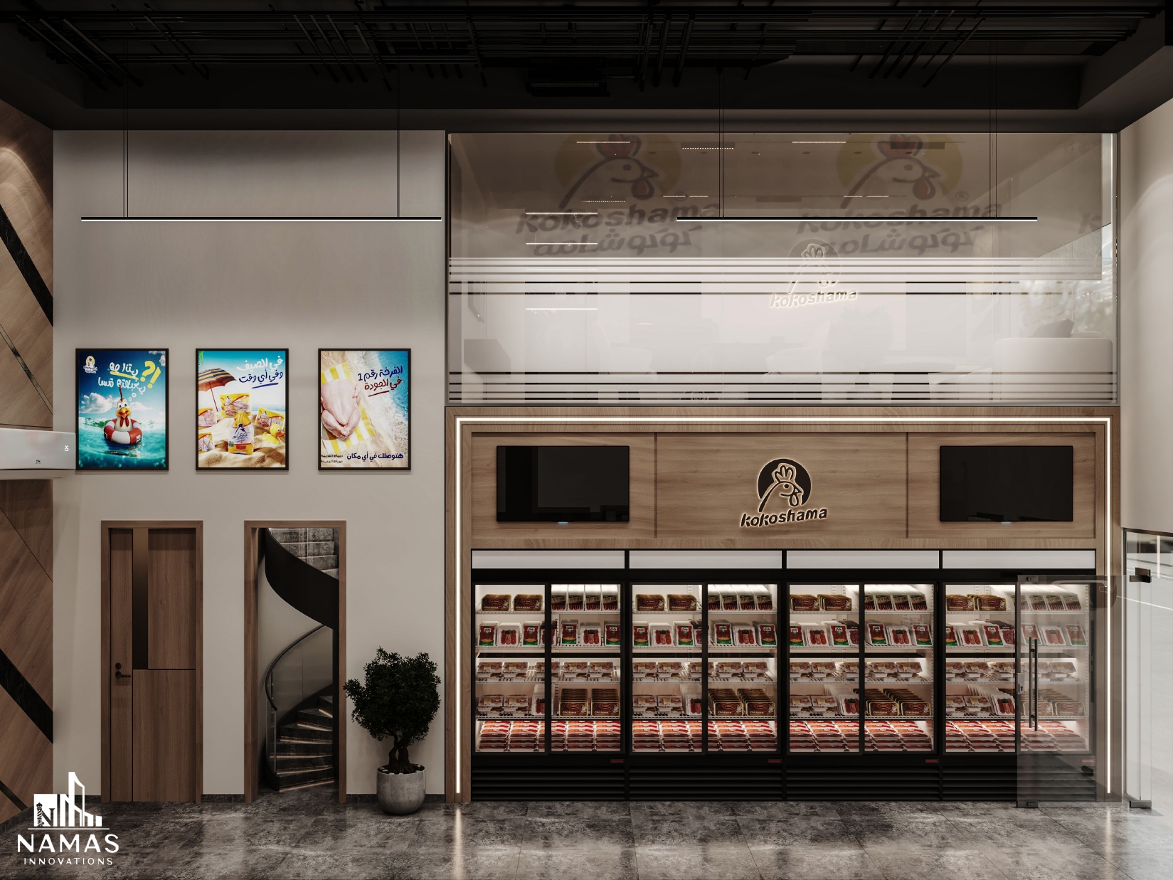 Kokoshama | Modern Chicken Shop Interior Design-5