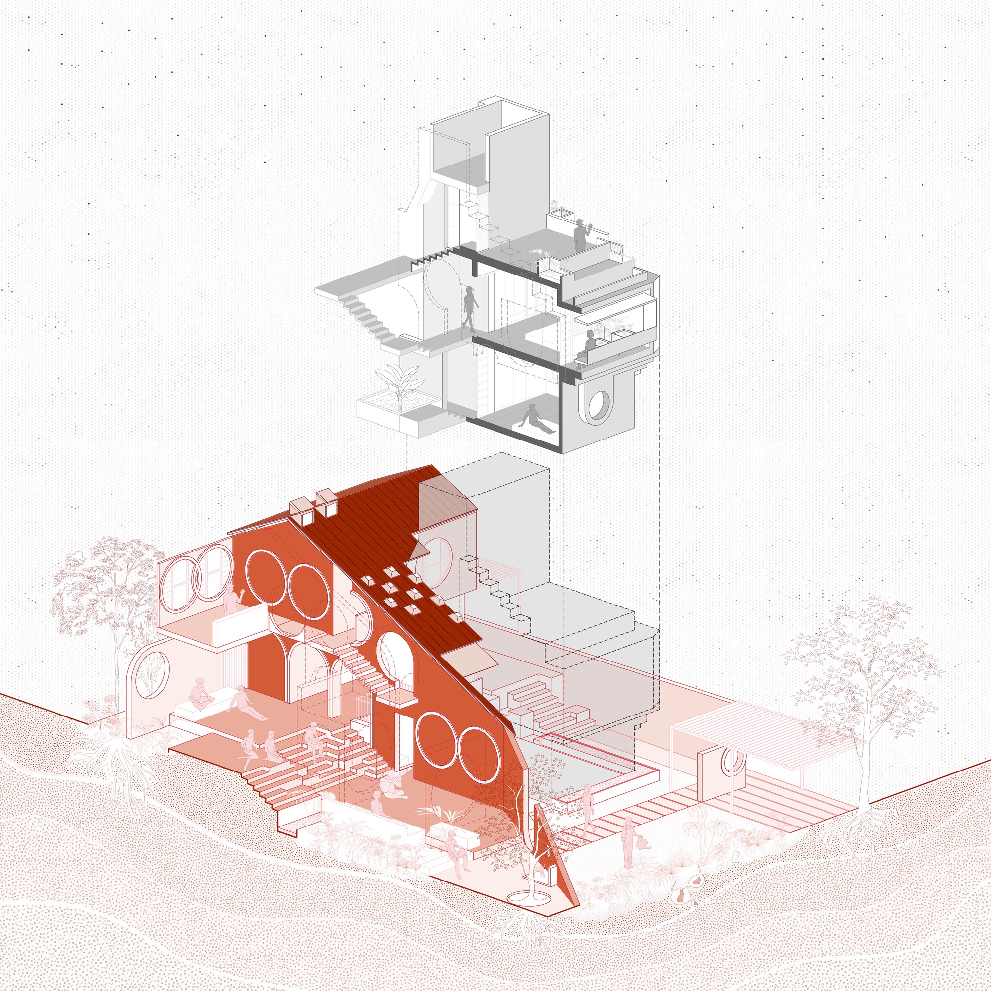 兰格曼奇大厦丨印度丨PMA madhushala-54