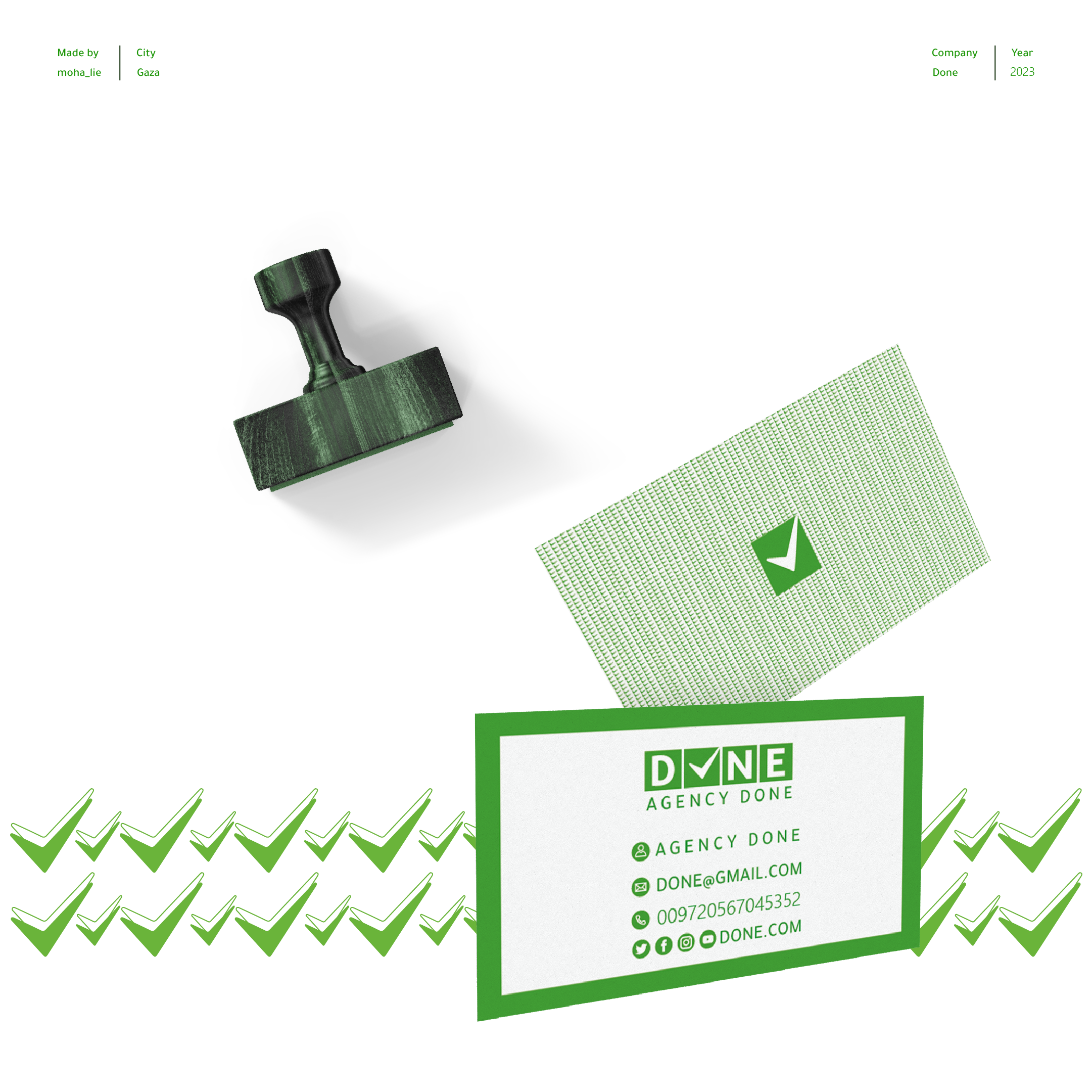 تطبيقات على العلامة التجارية Brand applications-1