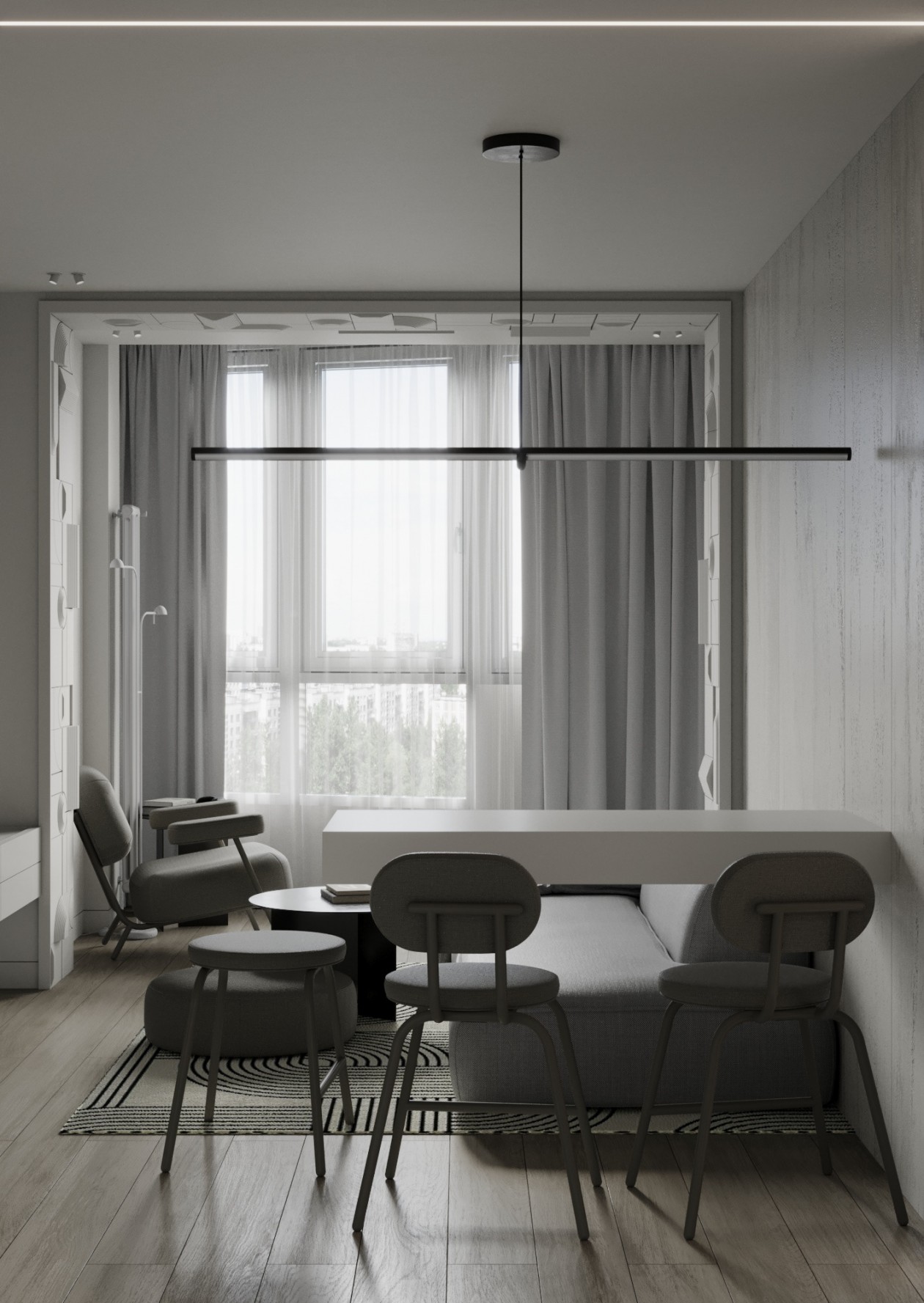 灰色系空间设计-11