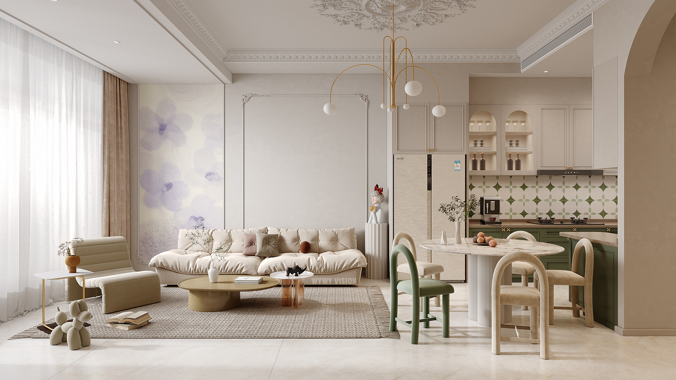 效果图表现丨住宅空间丨工作-6