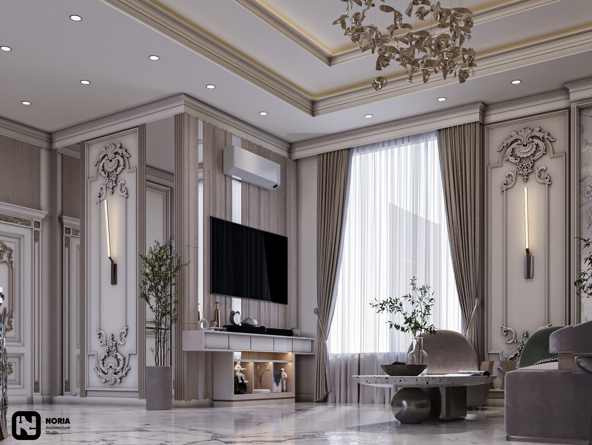 别墅接待厅丨沙特阿拉伯-8