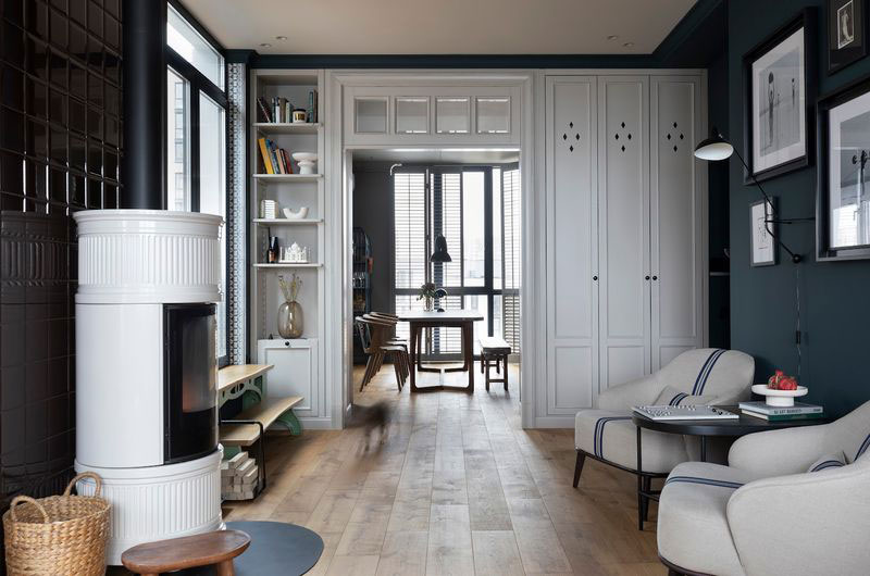 乌克兰基辅温馨公寓，乡村家居风格设计-1