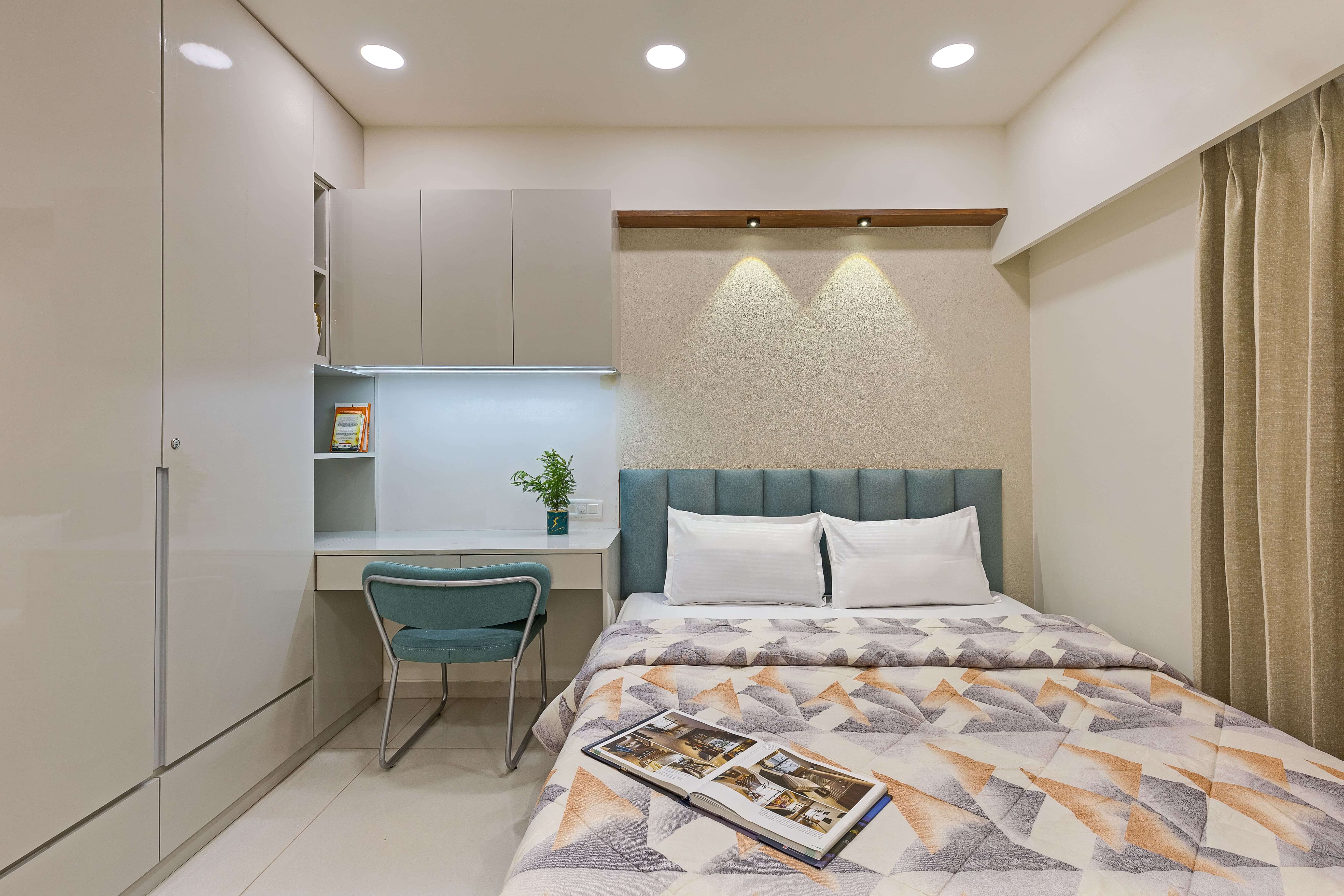 Olive Greens3BHK 标准交钥匙室内设计丨Montdor Interior-11
