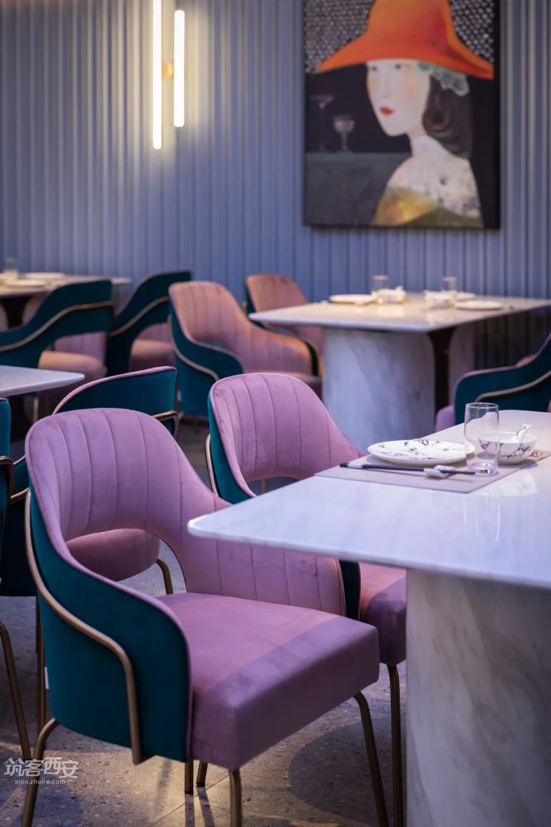 圣音乐餐厅 | 梦幻海洋风,打造大学生心中的琉璃乐园-44