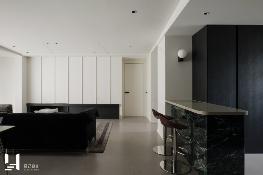 安徽芜湖国宾台142㎡ 《黑色圆舞曲》丨中国芜湖丨研己设计-34