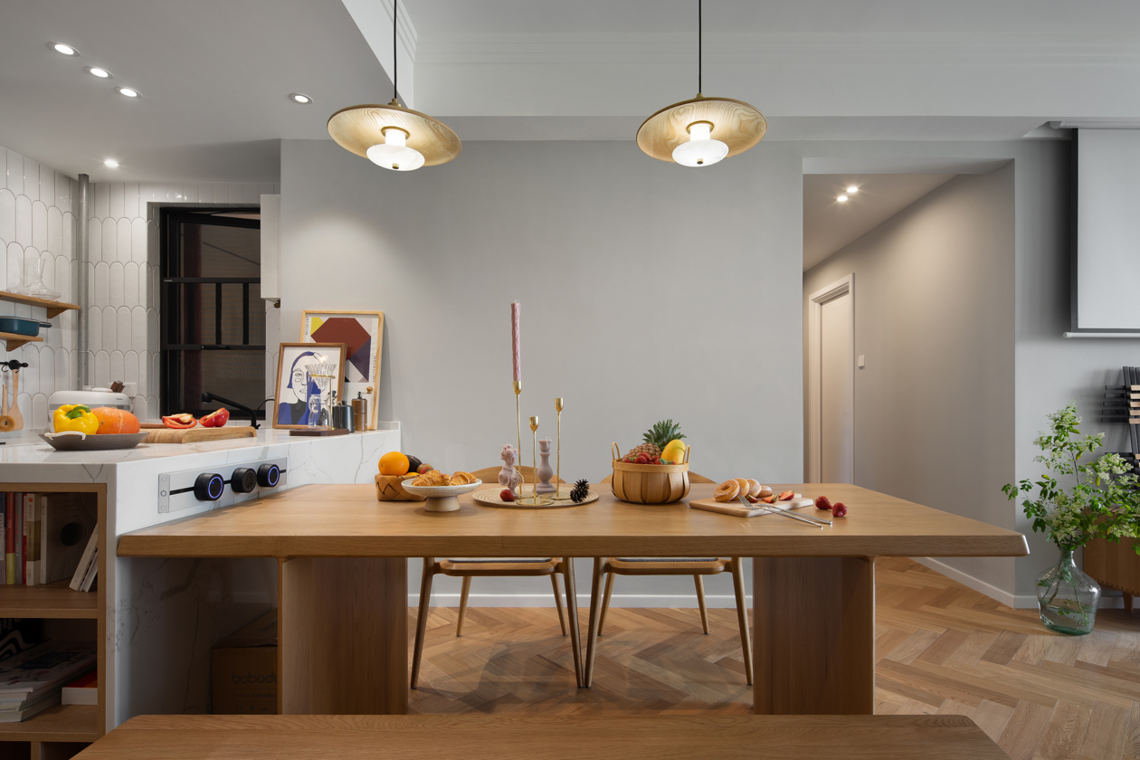 90㎡精装房爆改,复古风格摄影家专属家-20