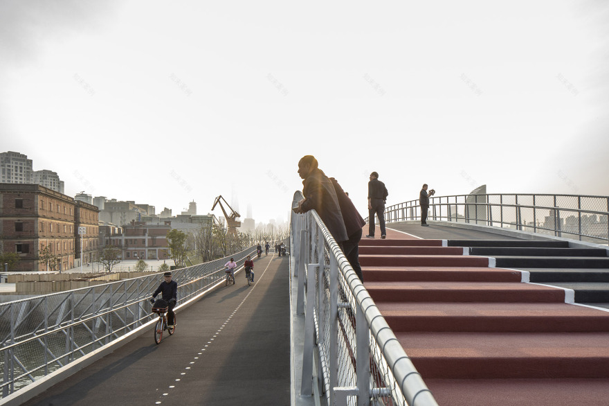 洋泾港步行桥,上海 / 刘宇扬建筑事务所-22