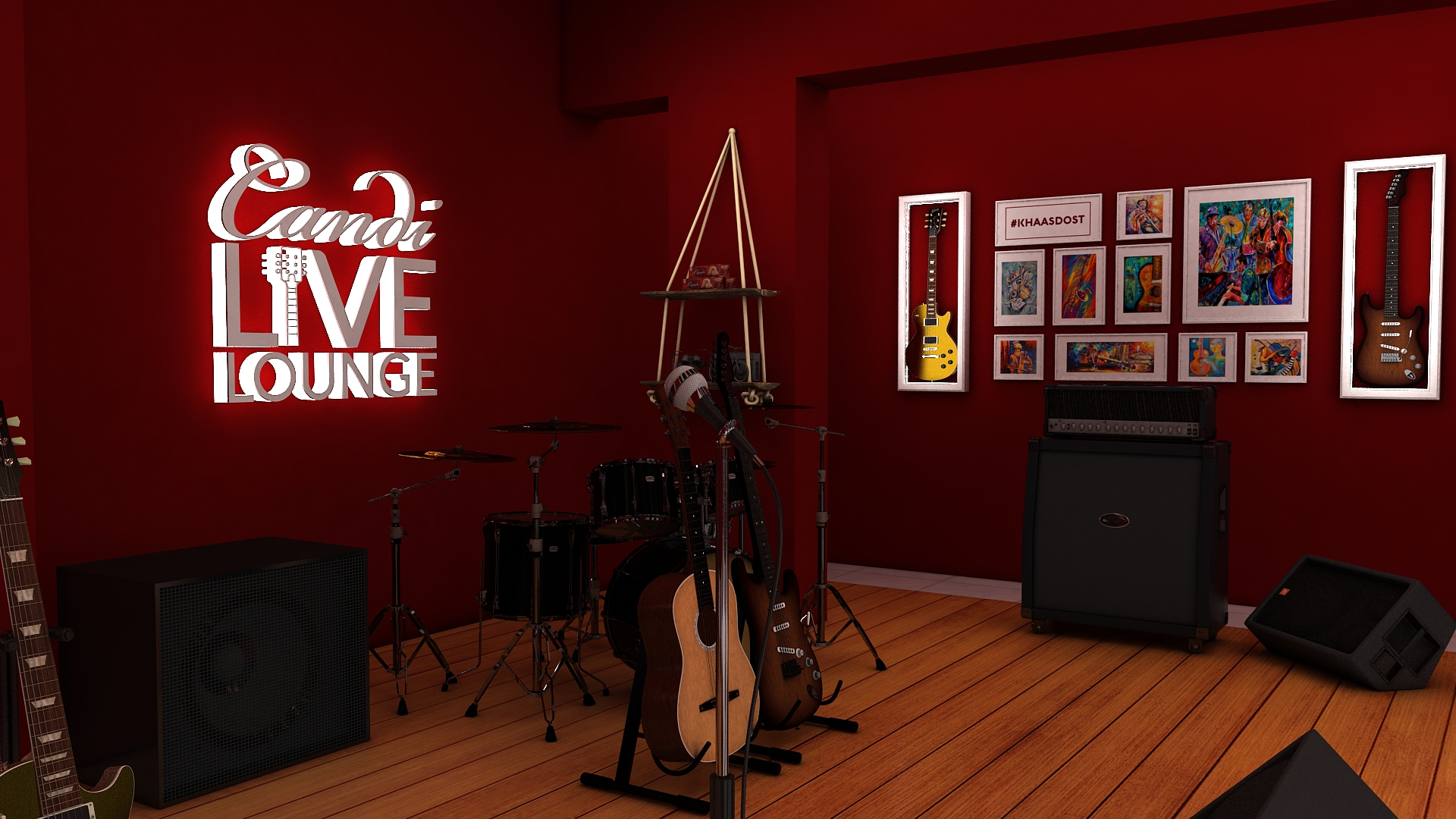 Candi Live Lounge 室内设计-21