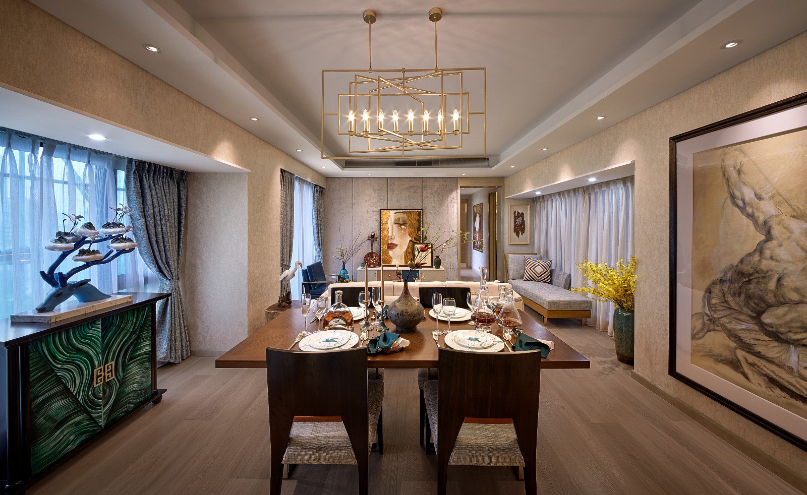 郑树芬│港铁荟港邸白地样板房-8