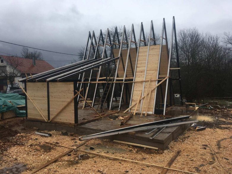 Kosjerića木质“Aframe”房屋丨克罗地亚-16