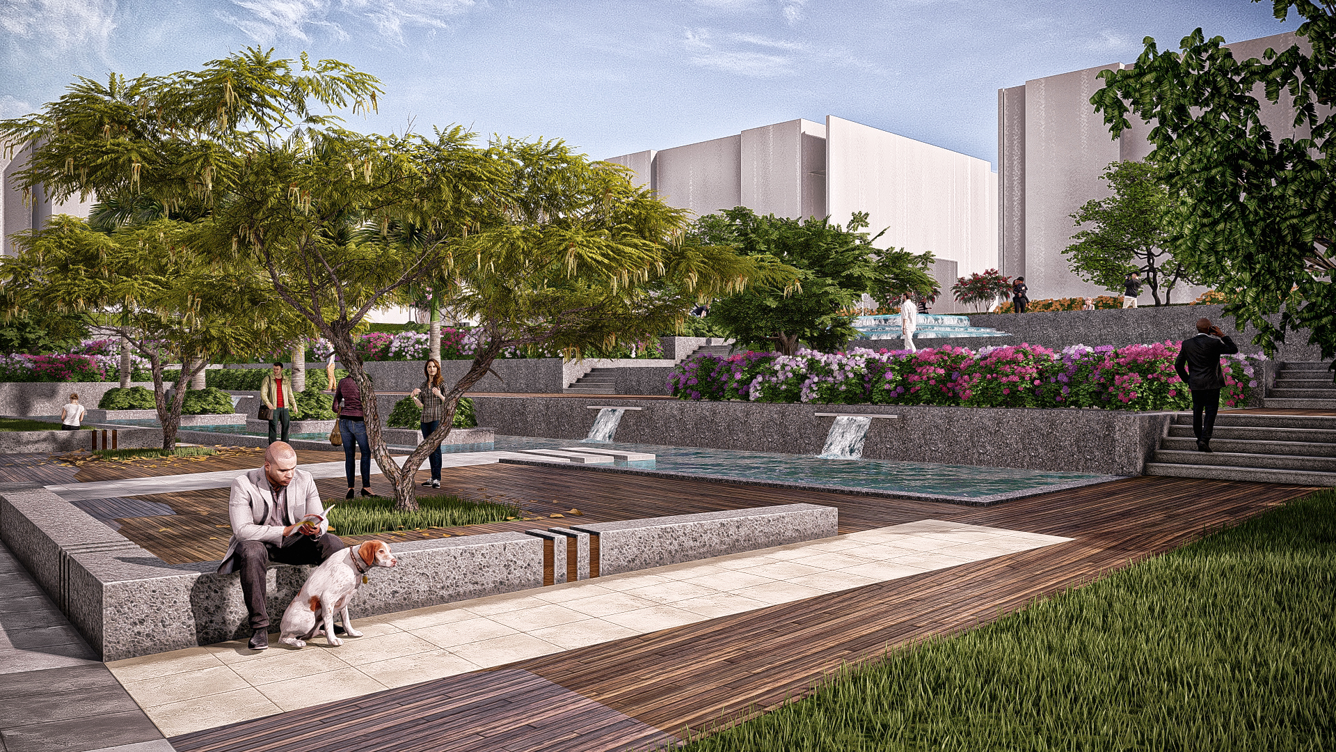 新开罗住宅小区口袋公园设计丨埃及开罗丨Salwa Maherez-22