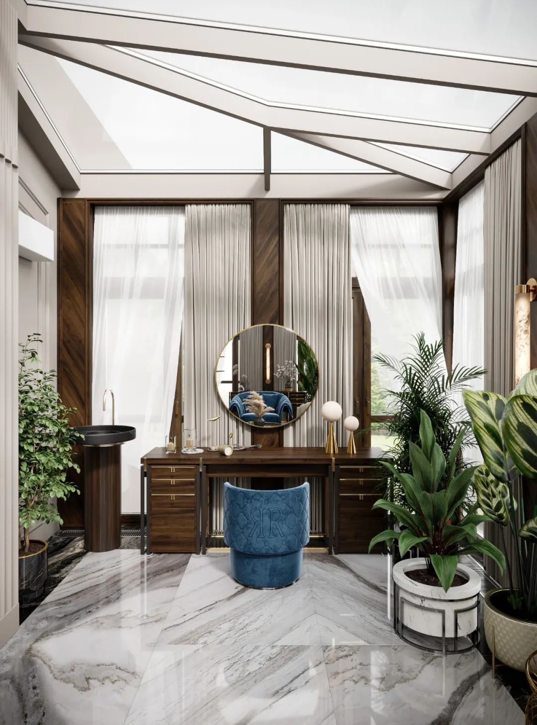 新式奢华别墅，独特风格的赞美-90