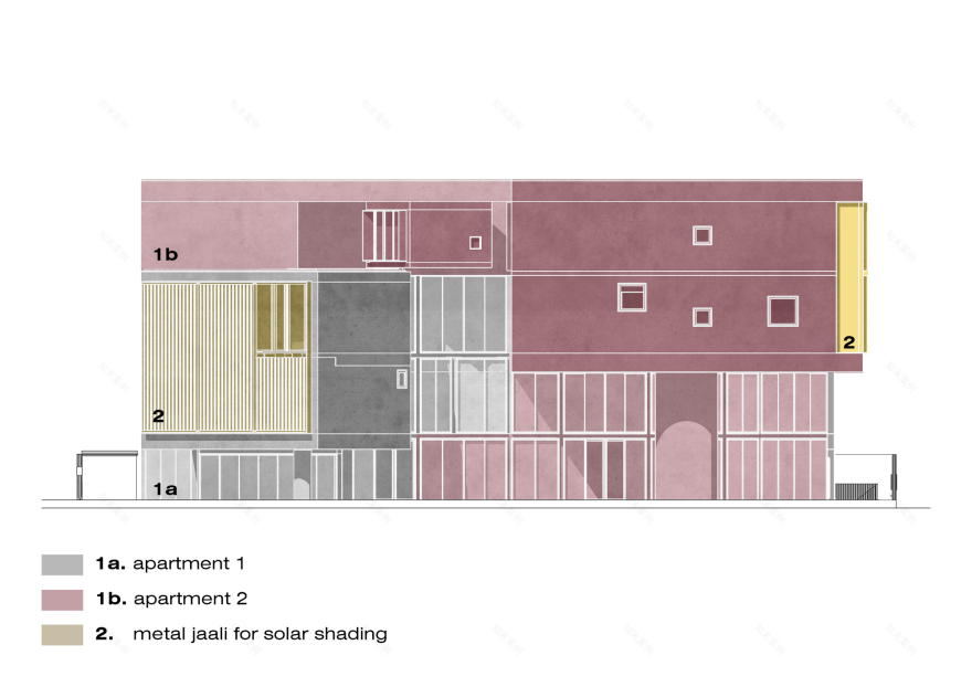 三个拱廊屋丨印度新德里丨Matra Architects & Rurban Planners-35