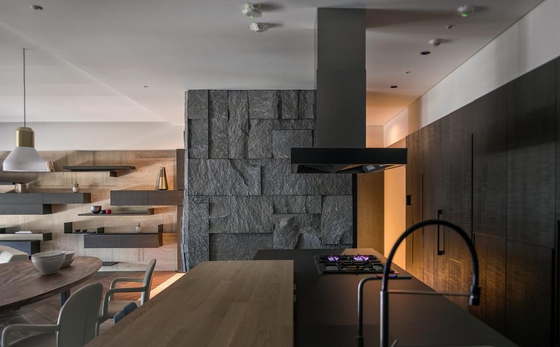 台北 Double Core 别墅,家庭核心与景观轴心-38