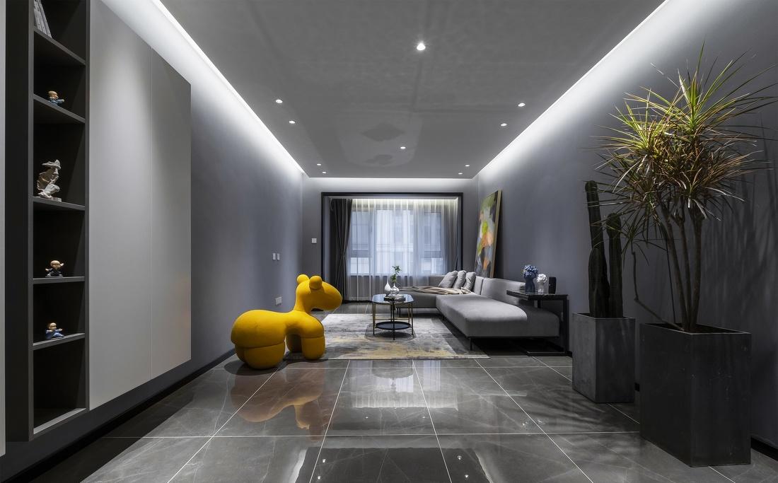 105㎡现代简约私人空间设计-2