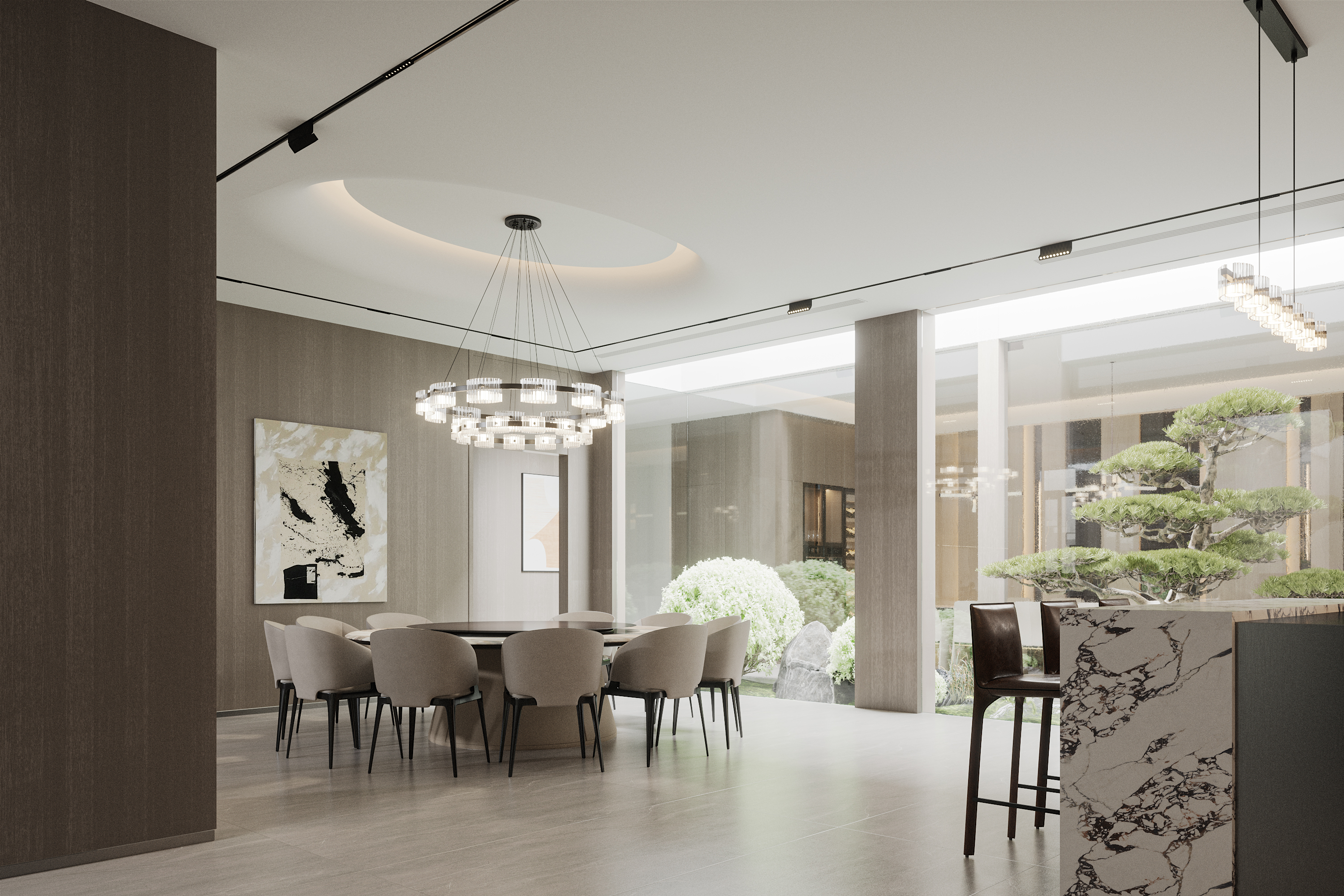 锦绣山河别墅丨壹梵设计-21