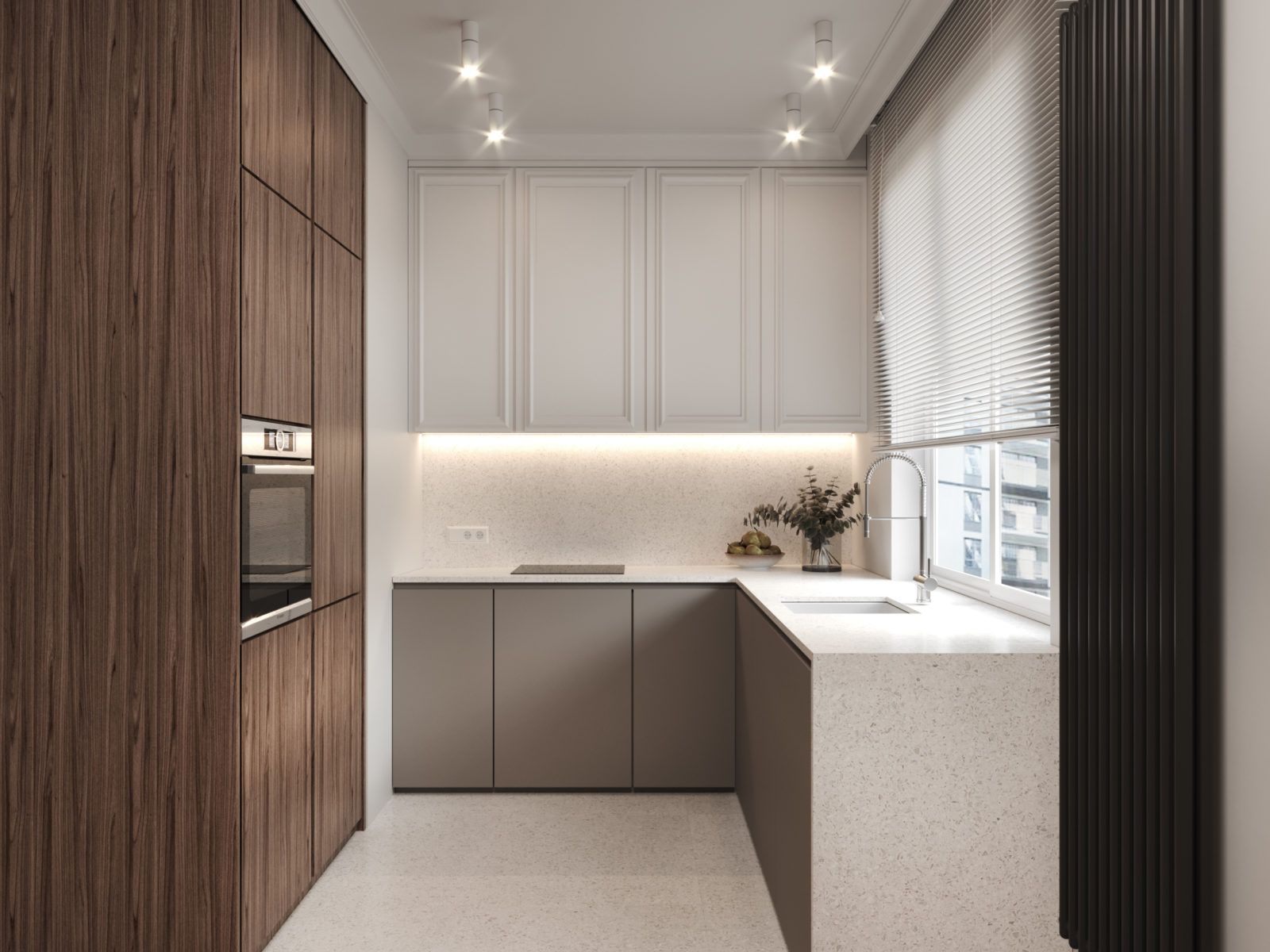 华沙带古典韵味的现代公寓室内布置丨波兰华沙丨Katarzyna Piotrowska-7