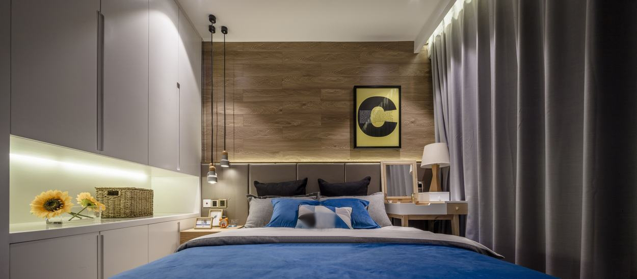 康桥郎城样板间丨郑州筑详建筑装饰设计有限公司-14