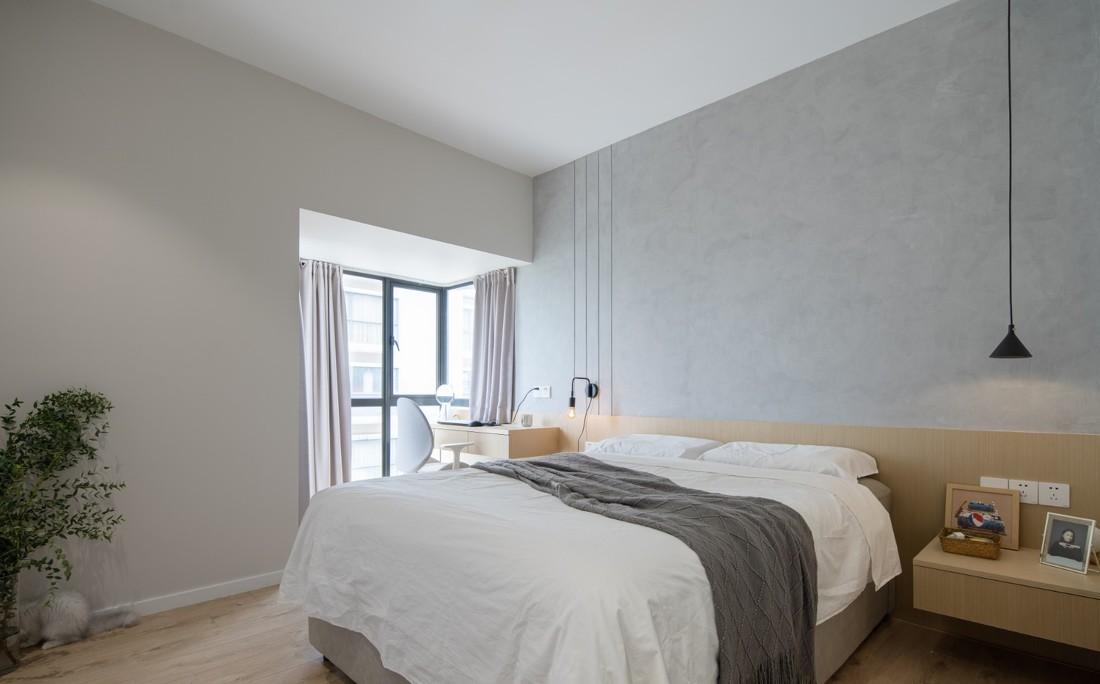 平层诗意栖居 | 灰阶 X 木色打造舒适五口之家-34