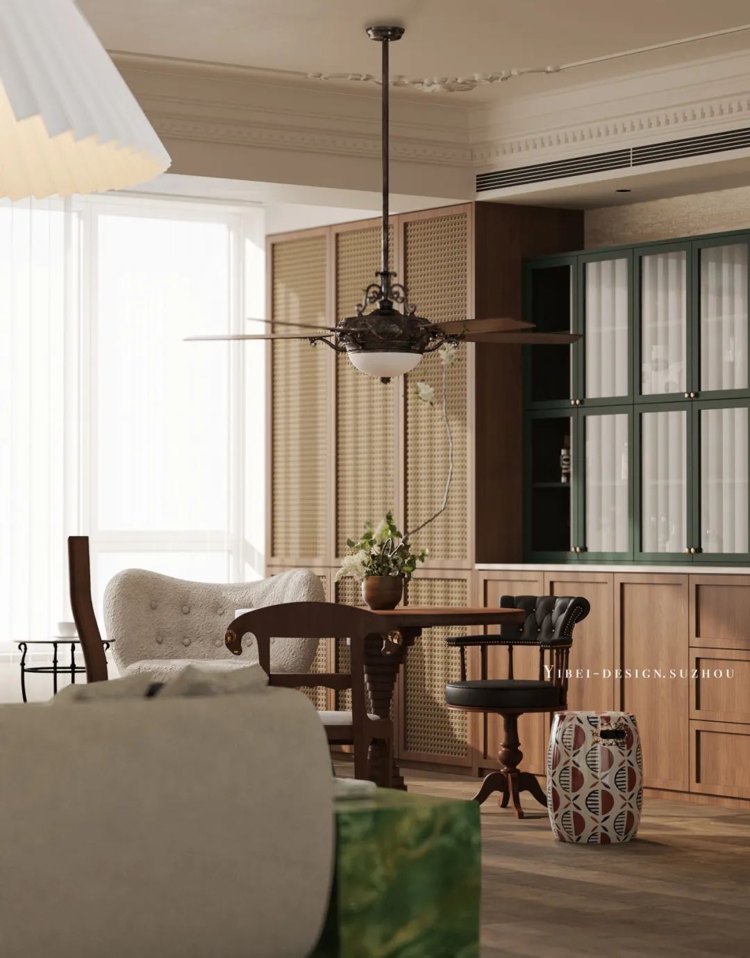 法式浪漫艺术气息居家空间设计丨中国苏州丨YIBEI DESIGN-10