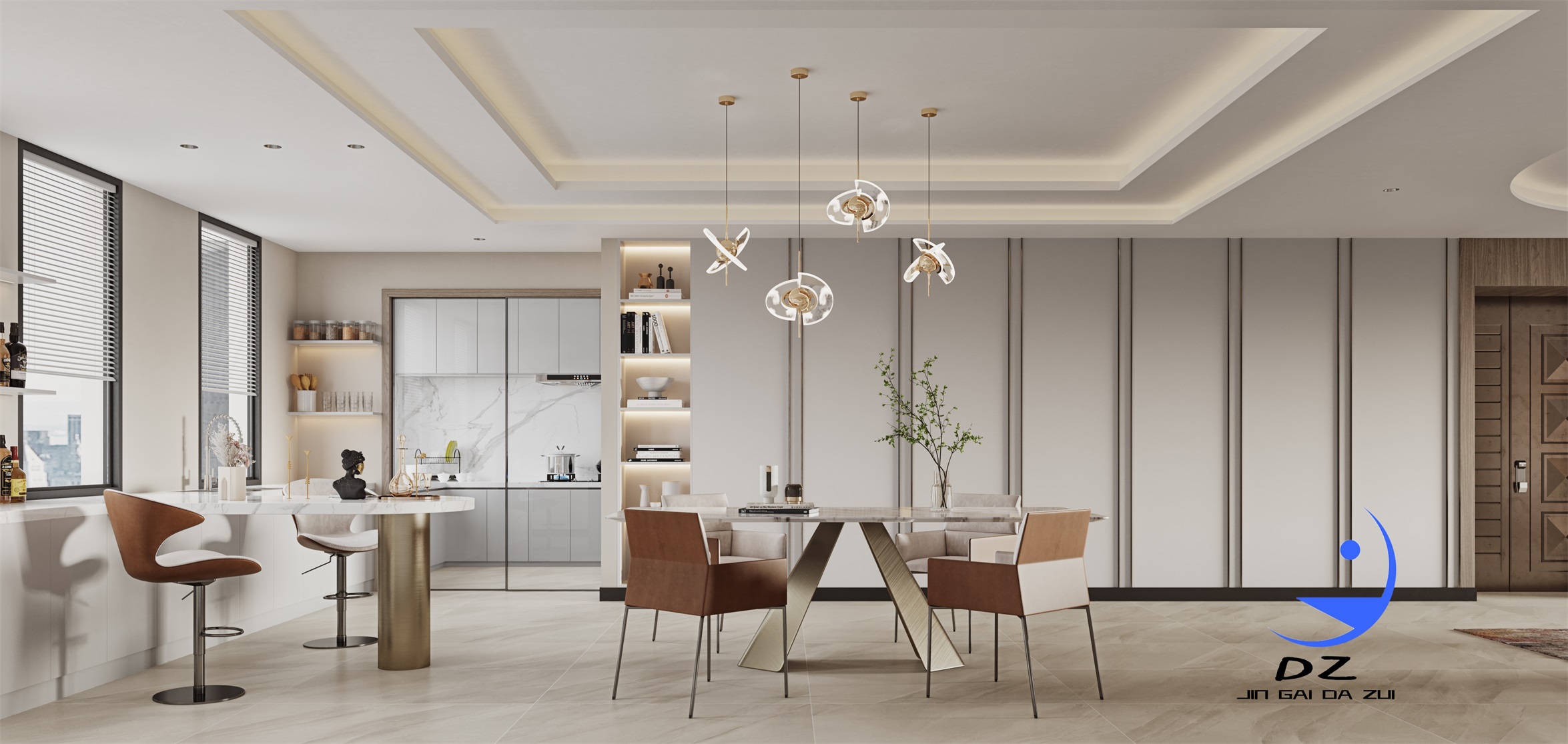 现代室内表现案例-9