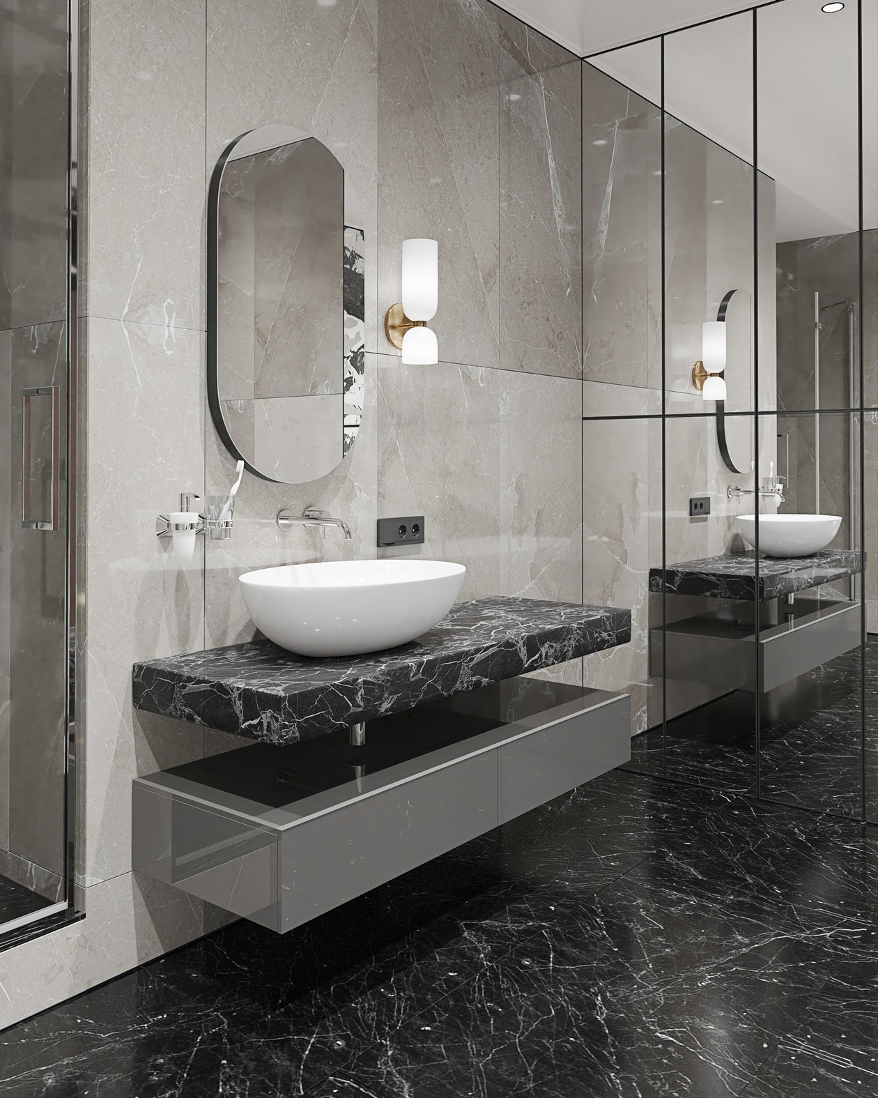 现代质感的魅力 -- 乌克兰基辅公寓设计-20