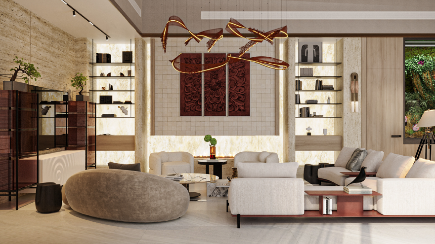 Hea Zeng 位于金边的现代别墅项目丨柬埔寨金边市丨Doan Huy Architecture-10