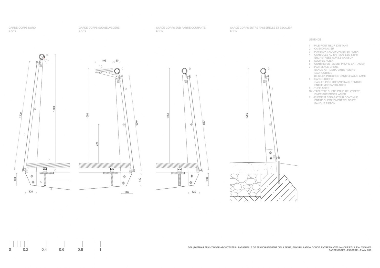 Dietmar Feichtinger塞纳河人行天桥丨法国丨Dietmar Feichtinger Architectes-43