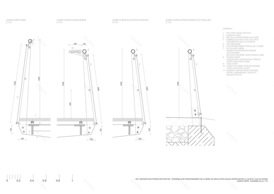 Dietmar Feichtinger塞纳河人行天桥丨法国丨Dietmar Feichtinger Architectes-43