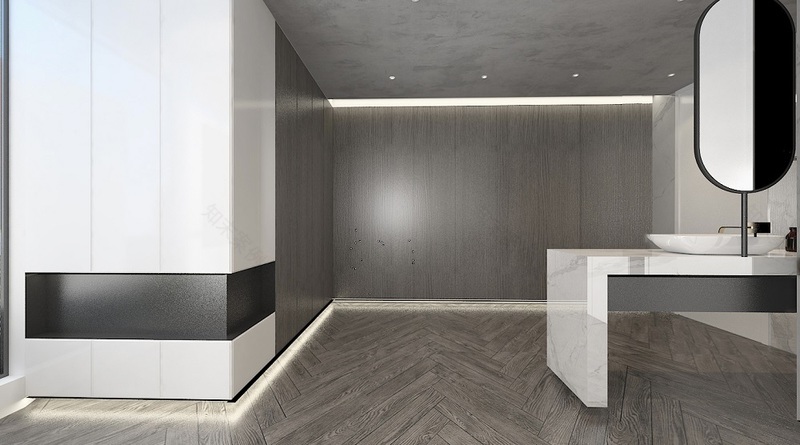 贵阳乐湾国际300㎡简约别墅,九鼎装饰打造空间艺术之美-26