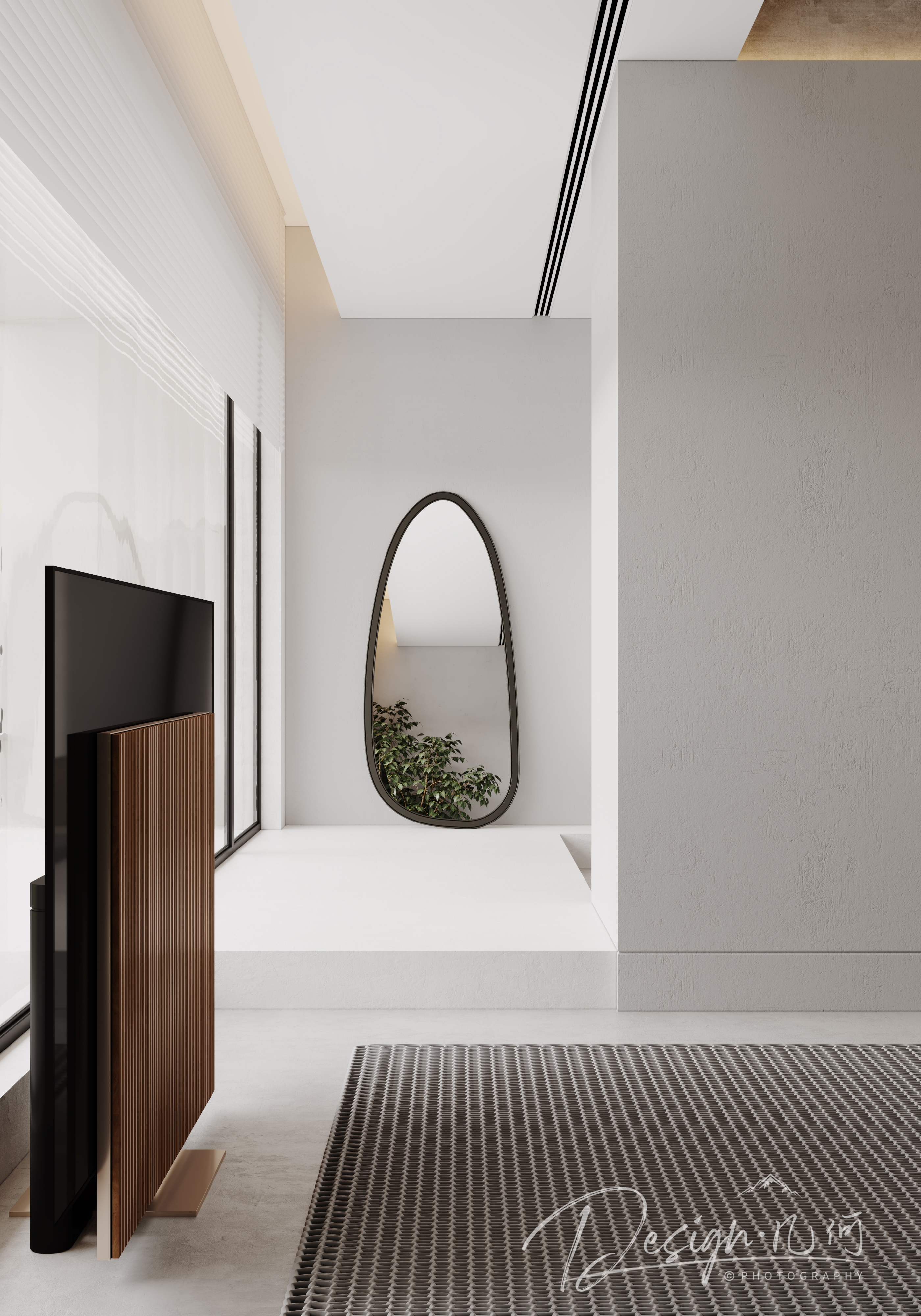 几何空间视觉表现 | 国建翠园现代客餐厅-8