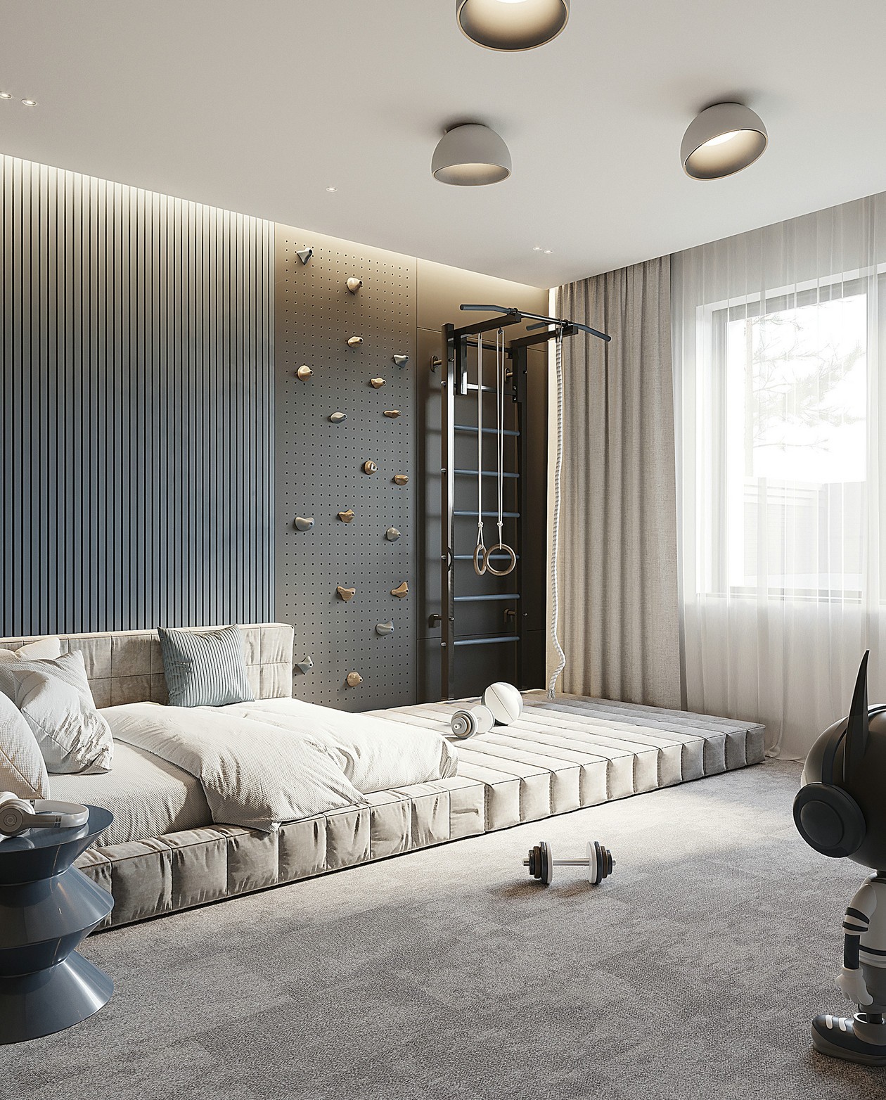 80㎡高级色系公寓设计 这才叫格调！-18