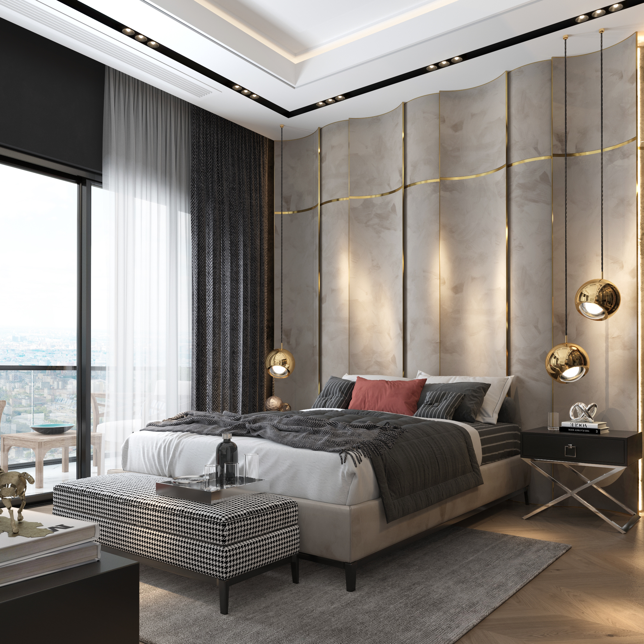 Black and white house-19